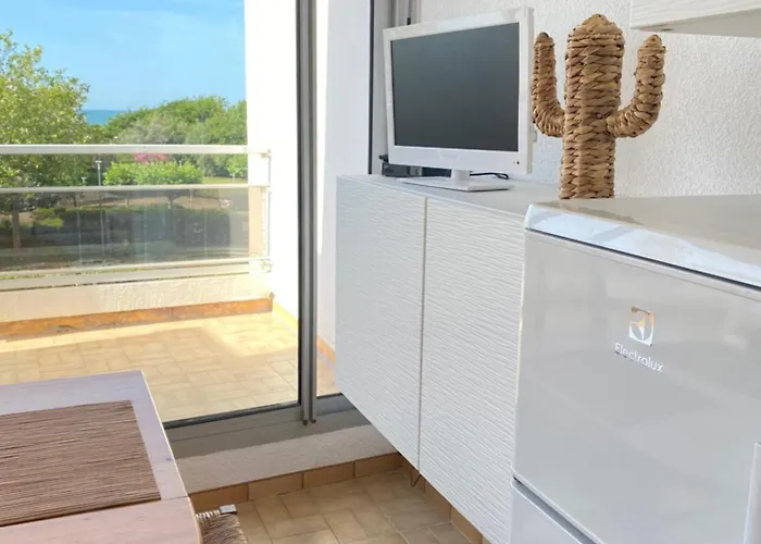 Pacific 1-studio Cabine, Vue Mer, Parking Apartamento La Grande-Motte